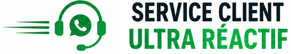 Service client ultra réactif — réponse rapide sur WhatsApp